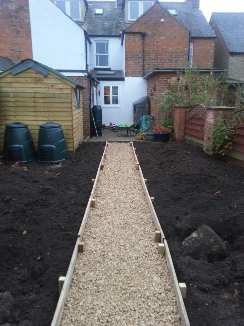 The shining shingle path